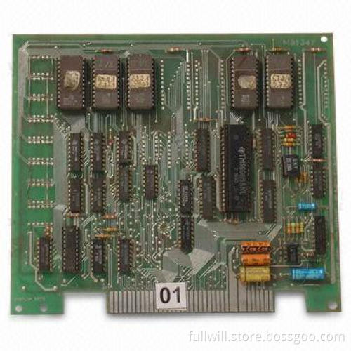 PCB Assembly with 0.3mm Pitch and 12 Convey Lines, Size of QFP 45 x 45mm